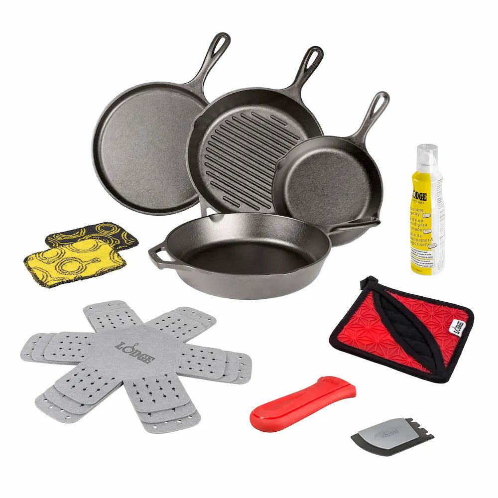 Seasoned Cast Iron Starter Set