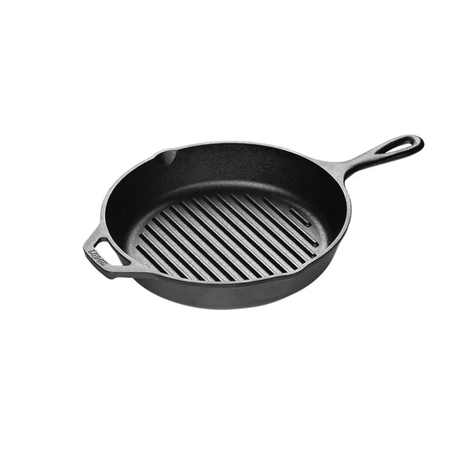 Round Cast Iron Grill Pan